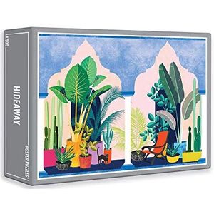 Hideaway van Cloudberries - Grappige en moderne puzzel met 500 stukjes voor volwassenen met kamerplant en cactusthema (500 stuks)