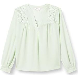 SANIKA Slip-on blouse voor dames, Lichtgroen