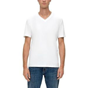 s.Oliver T-shirt met korte mouwen T-shirt met korte mouwen voor heren, Wit
