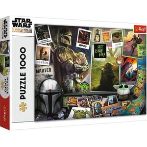 Trefl - Star Wars Mandalorian, Grog Collection - Puzzels met 1000 stukjes - Collage puzzel met sprookjesfiguren, entertainment, plezier, voor kinderen vanaf 12 jaar.