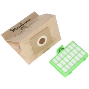 Moulinex MT000101 10 papieren zakken + 1 HEPA-filter H10 stofzuiger Zelio