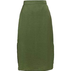 LIBBI Jupe midi pour femme, Olive, S