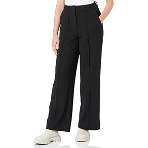 VERO MODA Pantalon pour femme - Taille haute - Coupe large, Noir, S / 31L