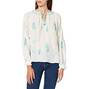 Pepe Jeans Zoe T-shirt voor dames, 803 Off-White