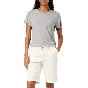 Superdry City Chino Shorts voor dames, Ecru (Oyster Pcb)