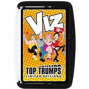 Top Trumps Viz Comics Limited Editions kaartspel, speel met Johnny Fartpants, Roger Mellie en Big Vern, leuk cadeau voor volwassenen vanaf 18 jaar