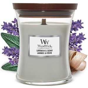 Woodwick Lavender & Cedar Medium Candle
