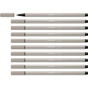 Stabilo Pen Premium viltstift, 68-10 stuks, warmwit