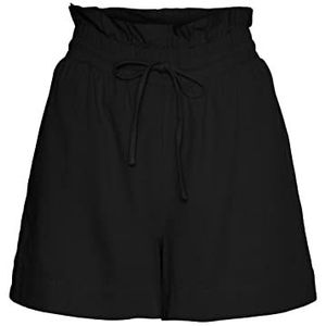 Vero Moda Vmmymilo Hw Paperbag Shorts Wvn Ga Shorts dames, zwart.