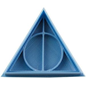 Cuticuter Reliquias Harry Potter koekjessnijder, 8 x 7 x 1,5 cm, blauw