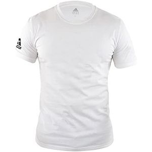 adidas Promote tee Unisex Kids T-Shirt, wit en zwart.