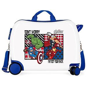 Marvel Avengers All Avengers Kinderkoffer, meerkleurig, 50 x 38 x 20 cm, stijf, ABS, cijferslot, 34 l, 2,1 kg, 4 wielen, handbagage