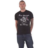 Iron Maiden Sketched Trooper T-shirt voor heren, korte mouwen, ronde hals, zwart, XL