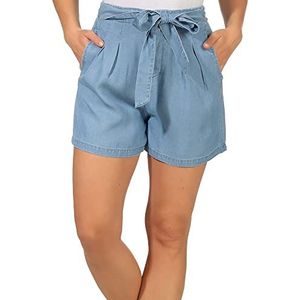 VERO MODA Dames Vmmia Hr Loose Summer Shorts Ga broek, blauw (light blue denim), M