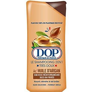 DOP Droog of krullend haar, zeer zacht, 2-in-1 shampoo met arganolie