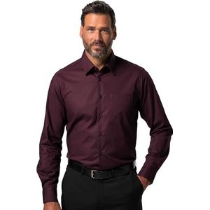 JP 1880 Hemd, Flexnamic® Herenhemd, zwart., 4XL