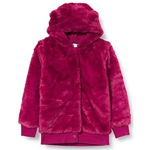 Chicco Felpa in calda ecopelliccia Con Cappuccio. Cardigan, donkerpaars, 50 cm babyjongen, Roze