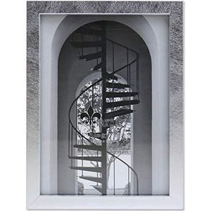 Lawrence Frames Fotolijst van polystyrol, 12,7 x 17,8 cm, zilverkleurig