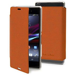 Made for Xperia Made in Paris Nappa Crystal beschermhoes voor Sony Xperia Z3 Compact, Royal, oranje