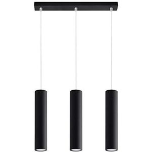 - LED Hanglamp mat zwart LAGOS - 3 x GU10 aansluiting