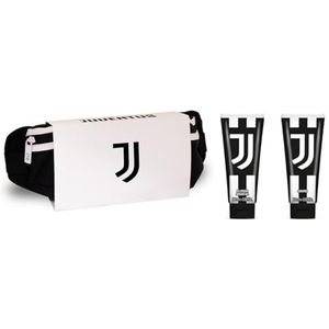 Naturaverde | JUVENTUS Gift Set 2023 ""Marsupio"", cadeauset met shampoo 100 ml, douchegel 100 ml en heuptas met Juventus logo