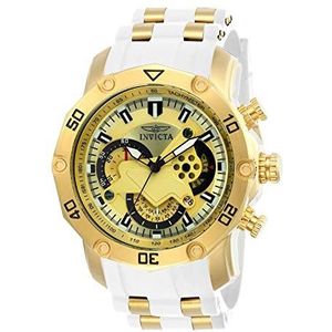 Invicta Pro Diver SCUBA 23424 Herenhorloge, 50 mm, Goud, Armband