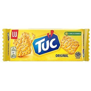 Tuc Originele cracker knapperig, praktisch formaat om mee te nemen, 3 verpakkingen van 100 g