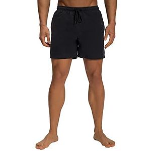 JP 1880 Jay-pi zwemshorts, strandkleding, elastisch, vintage look, herenpak, zwart, 6XL, zwart.