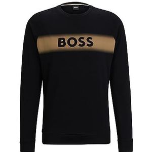 BOSS Authentiek Loungewear sweatshirt voor heren, zwart.