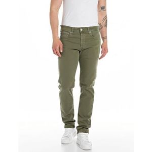 Replay Stretch jeans voor heren, 833 Light Military.