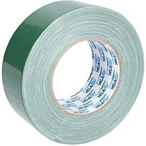 Ferrestock FSKTCT005 Amerikaans plakband, gemakkelijk te snijden, 3 lagen voor meer stevigheid, laat geen resten achter, 50 mm x 50 m in groen, 50 mm x 50 mm