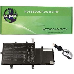 Amsahr Vervangende laptop batterij voor Asus C41N1804, 0B200-02980100, UX480, incl. mini-muis