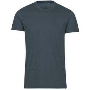 Trigema Heren Slim Fit T-shirt van Deluxe katoen, Antraciet