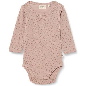 Wheat Body Gatherings Wool Ls ondergoedset jongens kinderen uniseks baby bloemen stippen 12 maanden, Gestippeld met bloemen