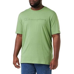 Champion American Classics T-shirt met korte mouwen voor heren, Pastel groen.