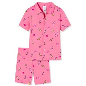 Schiesser Korte pyjamaset voor meisjes, roze - 921