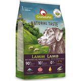 GranataPet Natural Taste Lam met hoog vleesgehalte, graan- en suikervrij droogvoer voor honden, compleet voer voor volwassen honden, 12 kg