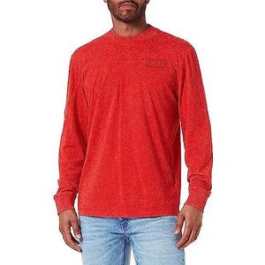 BOSS Teeozonelong T-shirt voor heren, Helder rood 624