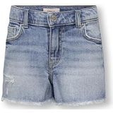 ONLY Short en jean pour fille, Bleu jeans clair, 116