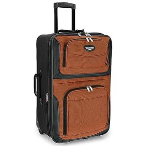 Travelers Choice Travel Select Amsterdam 63,5 cm uittrekbaar, Oranje, Amsterdam Verticale koffer met wieltjes