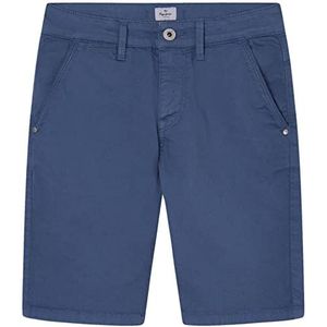 Pepe Jeans Blueburn Shorts voor jongens, Blauw (Jarman)