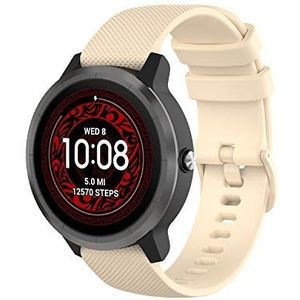 Wownadu 20 mm band, compatibel met Garmin Vivoactive 3, Garmin Forerunner 245, vervangende siliconen sportbanden voor dames heren (geen tracker)