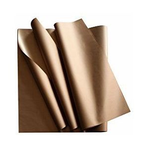 Carte Dozio Het papier is voorzien van een metallic brons zijdepapier. - 24 vellen papier met conf. - Afmetingen: 50 x 75 – 24 g/m²