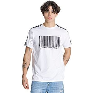 Gianni Kavanagh White Signs Ribbon tee T-Shirt pour Homme, blanc, XL