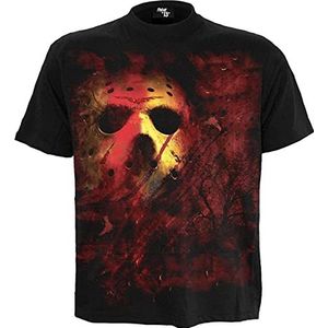 WB Horror Friday 13Th Jason Lives T-shirt, zwart, zwart.