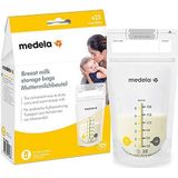 Bewaarzak voor moedermelk Medela - dubbele veiligheidssluiting, versterkte randen, BPA-vrij, 180 ml, 25 stuks