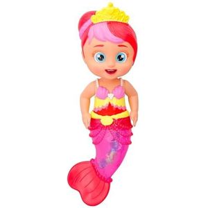 BLOOPIES Shimmer Mermaids Taylor - Bad- en waterspeelgoed om te verzamelen, een zeemeermin die water spuit en bubbels maakt, cadeauspeelgoed voor meisjes en jongens vanaf 18 maanden