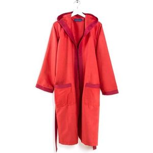 Caleffi Tecno bicolor Junior badjas microvezel rood 42359, Rood
