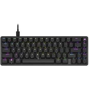 CORSAIR K65 PRO MINI RGB 65% Optical Mechanical Gaming Keyboard - OPX Switches - PBT Double-Shot Keycaps - iCUE compatibel - QWERTY NA lay-out - zwart