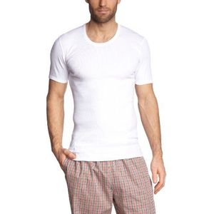 Schiesser Essentials Cotton Bodyshirt voor heren, Wit - Wit (100)